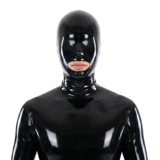 Perforated Eyes Latex Mask