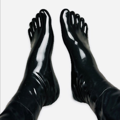 Latex Toe Socks