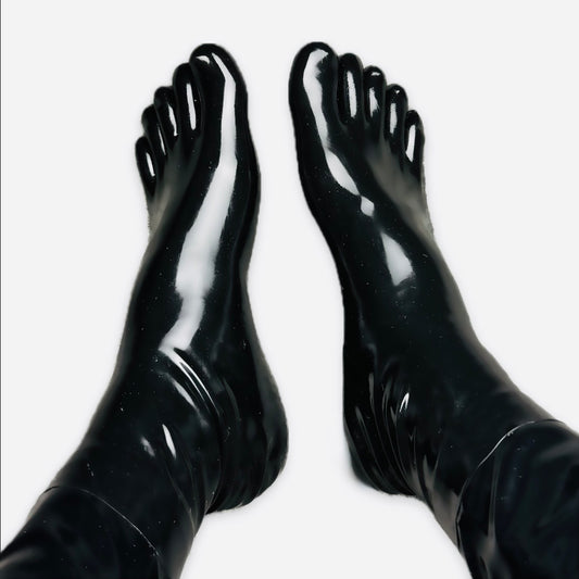 Latex Toe Socks